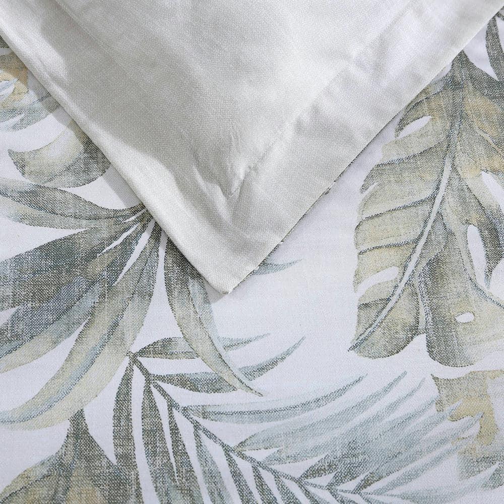 Tommy Bahama Home Tommy Bahama Waimea Bay Green Cotton Reversible Comforter Set