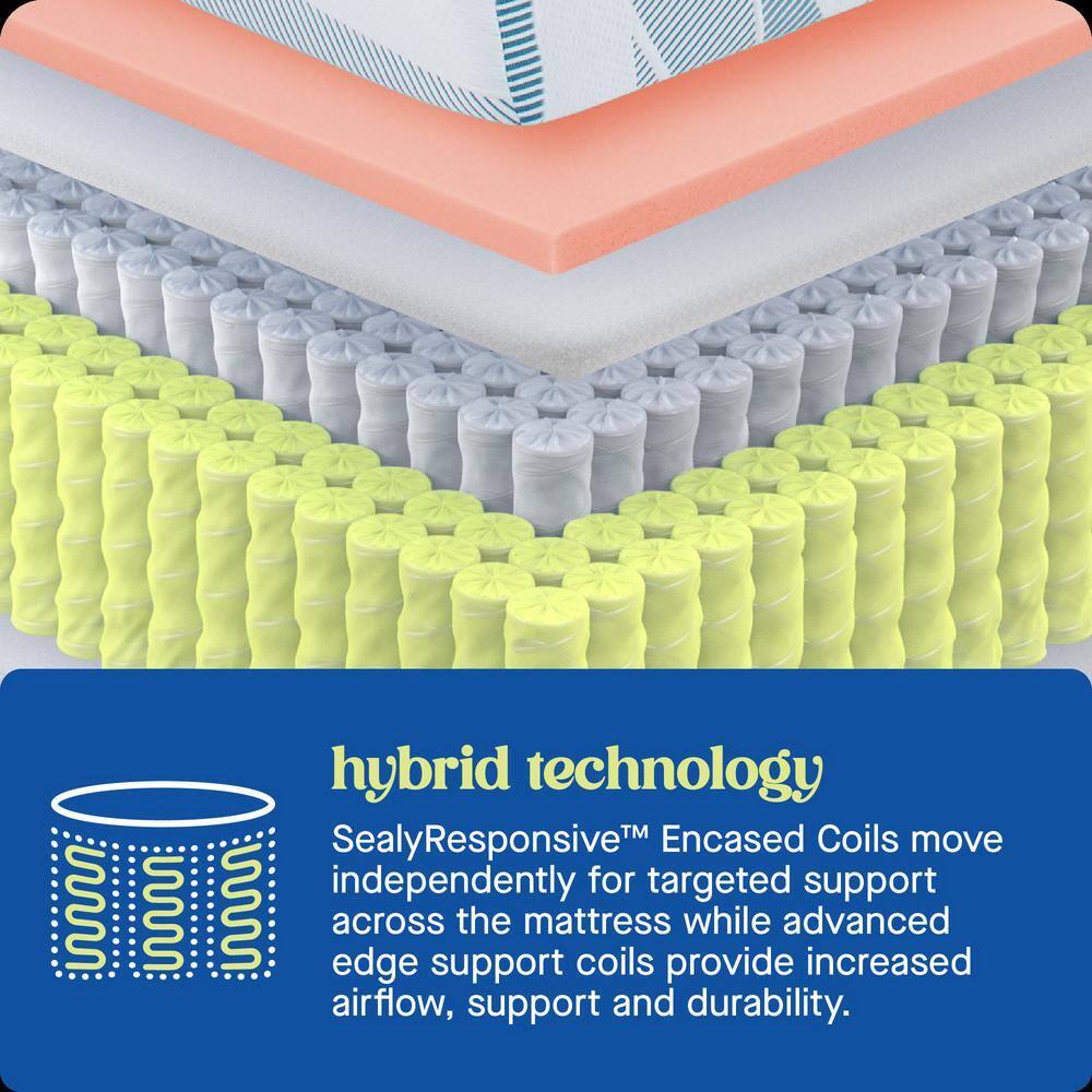 Sealy Sealy Dreamlife 10” Medium-Firm Hybrid Mattress-in-a-Box