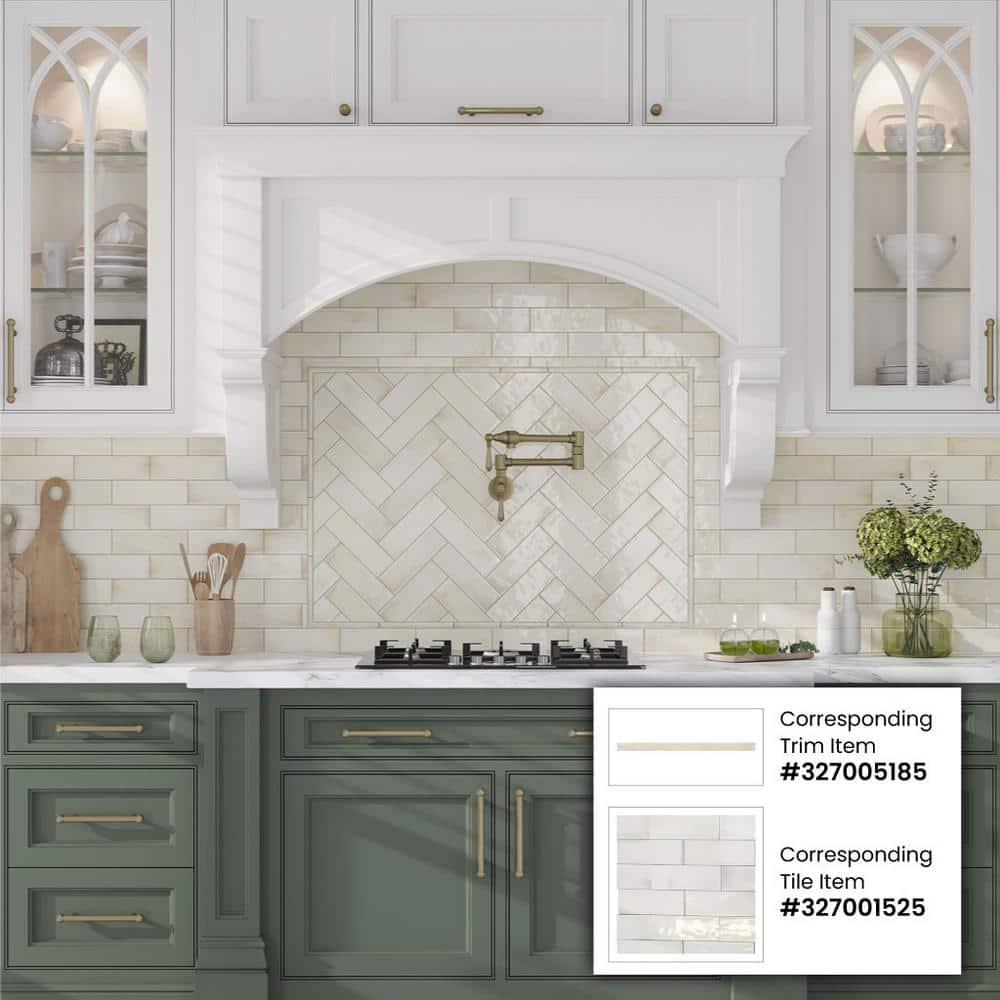 2.58'' W x 7.9'' L Ceramic Subway Singular Tile