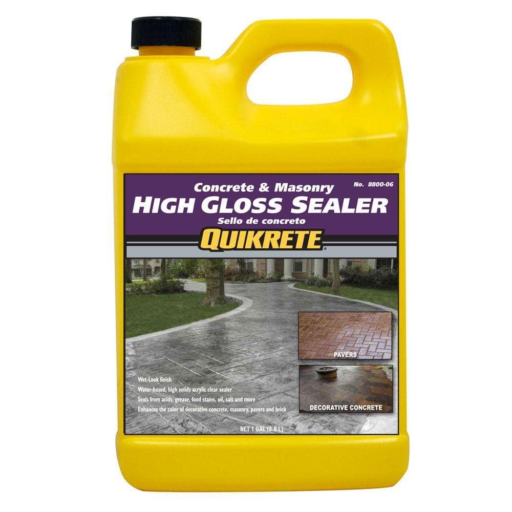 1587732 WETLOOK HIGLOSS SEALR 1G Quikrete Wet Look Gloss Clear Concrete Sealer 1 gal
