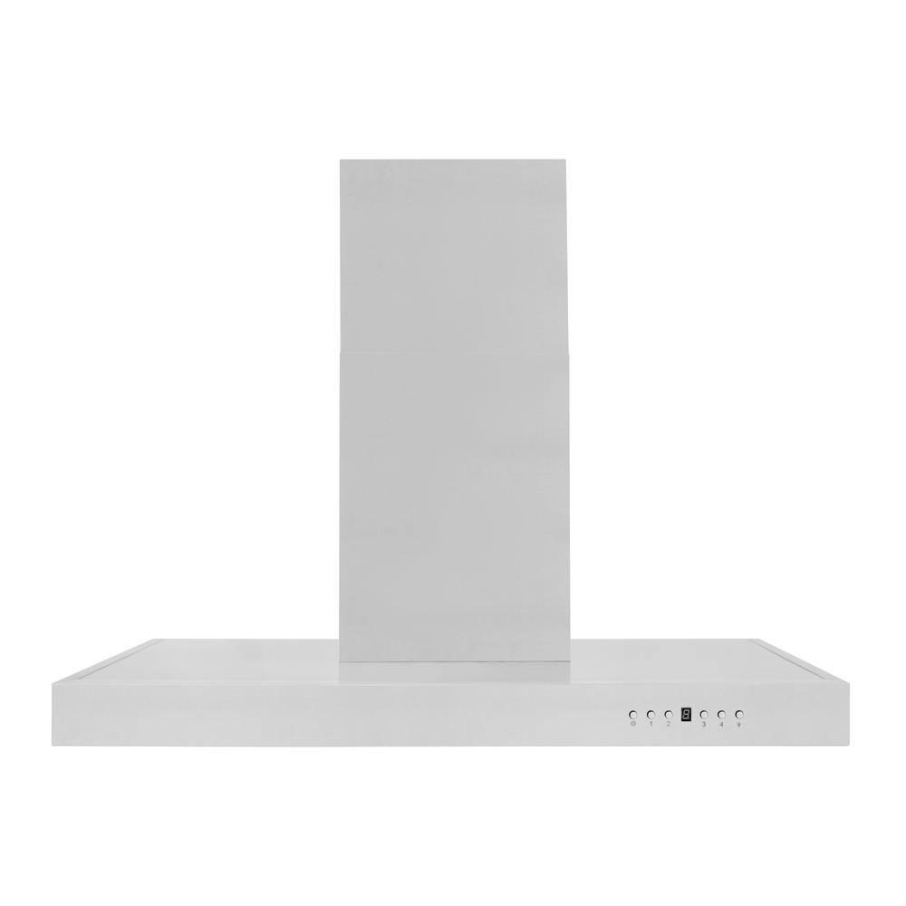 ZLINE 36 in. Convertible Vent Wall Mount Range Hood in Black Stainless Steel (BSKEN-36)