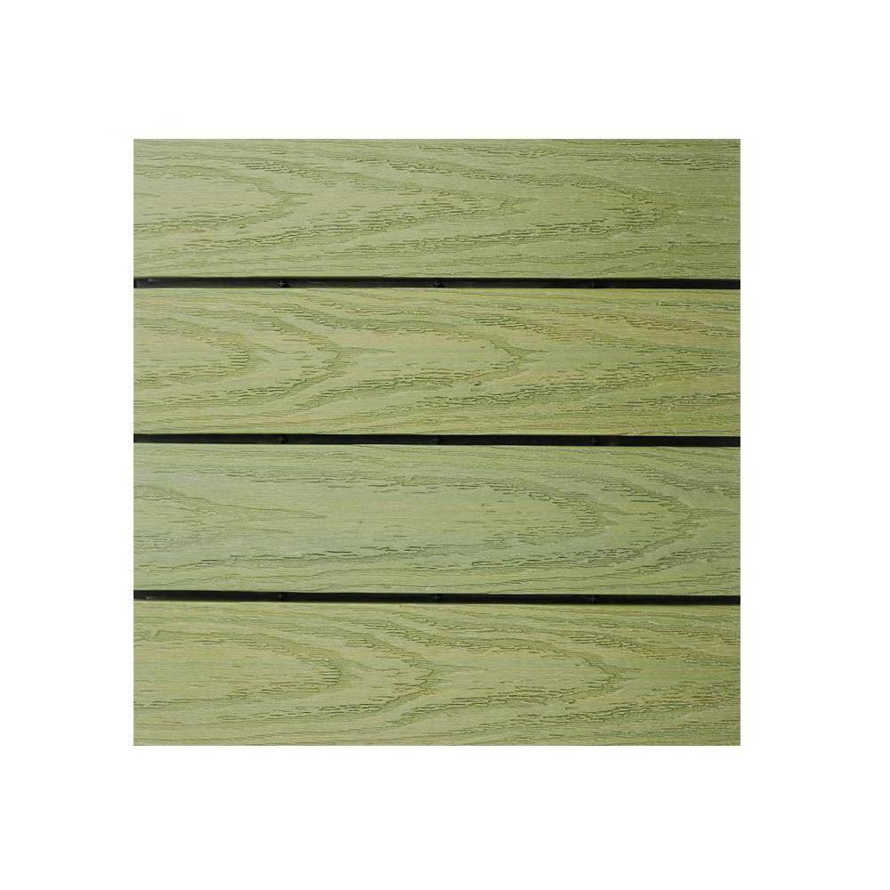 UltraShield Naturale Composite 12" x 12" Interlocking Deck Tile