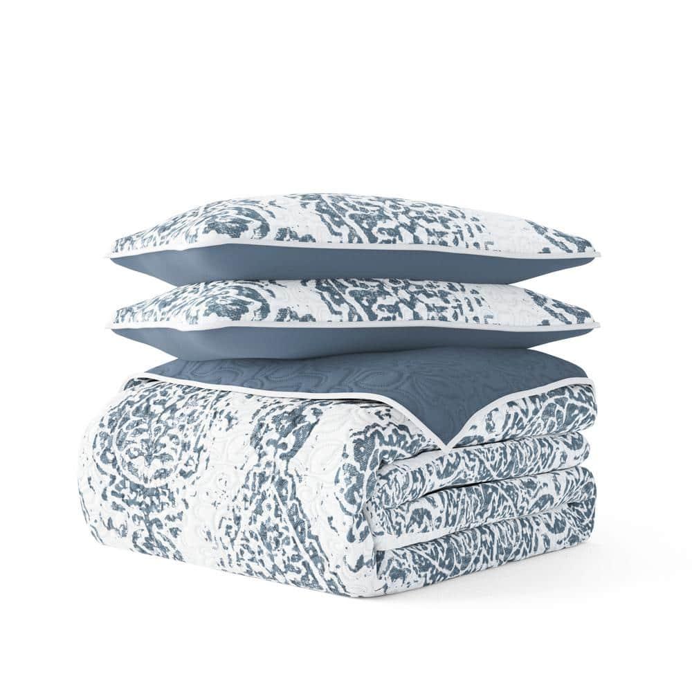 Becky Cameron Damask Quilt Set