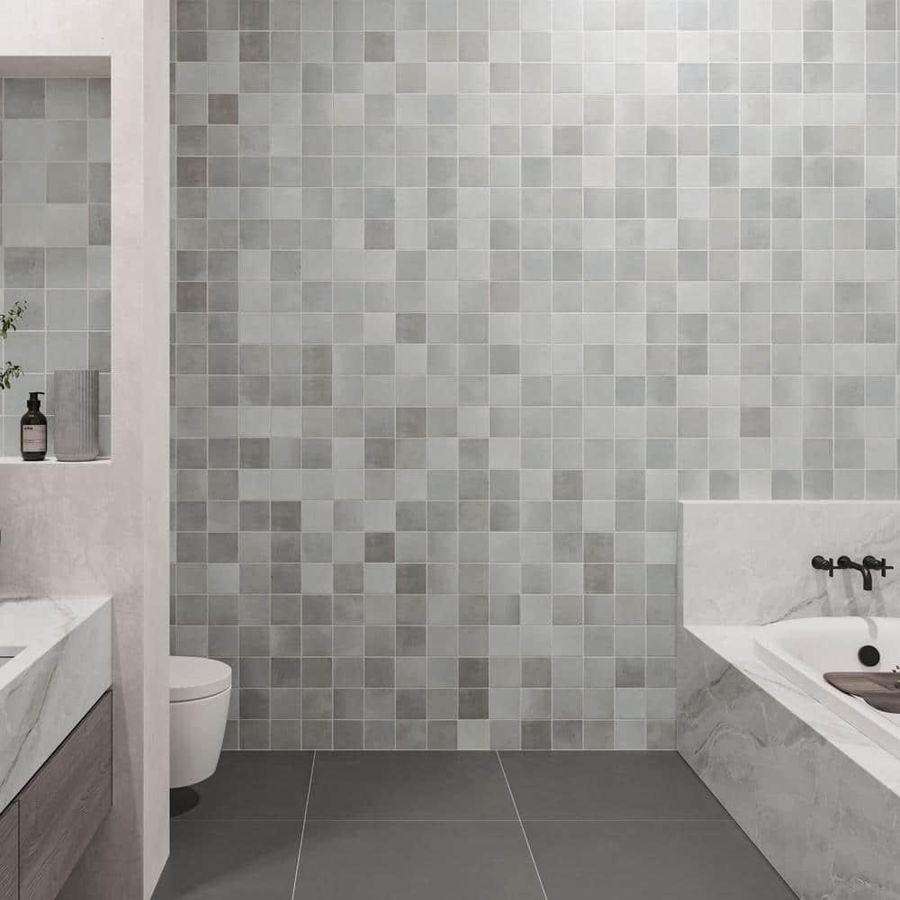 Celine 4" x 4" Porcelain Mosaic Sheet Wall & Floor Tile