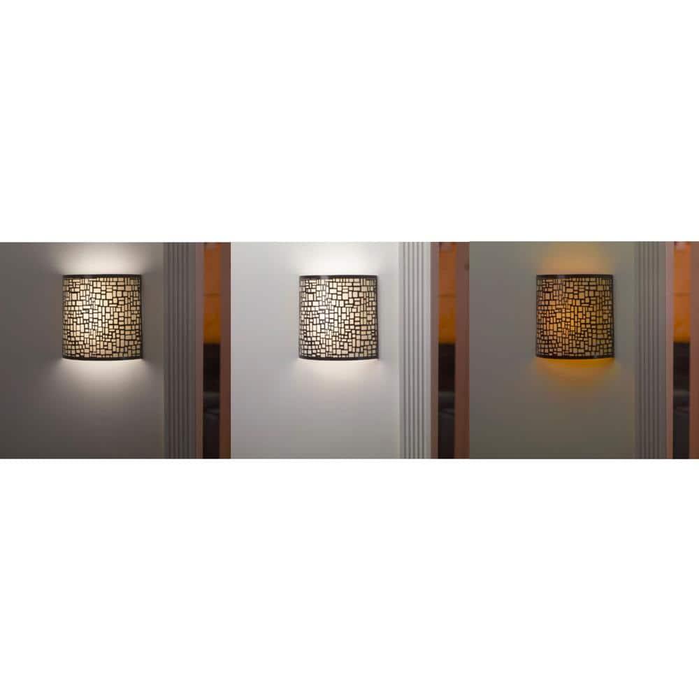 It's Exciting Lighting IEL-2901 London Barrel Wireless Wall Sconce, Amber, Wall, 9.88 in L x 3.90 in W x 9.87 in H