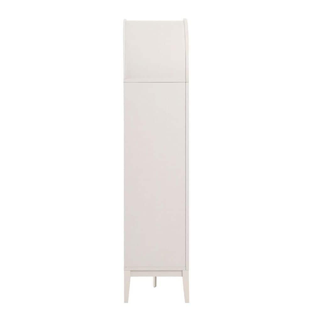 Modway Nolan 74" Tall Arched Storage Display Cabinet Bookshelf