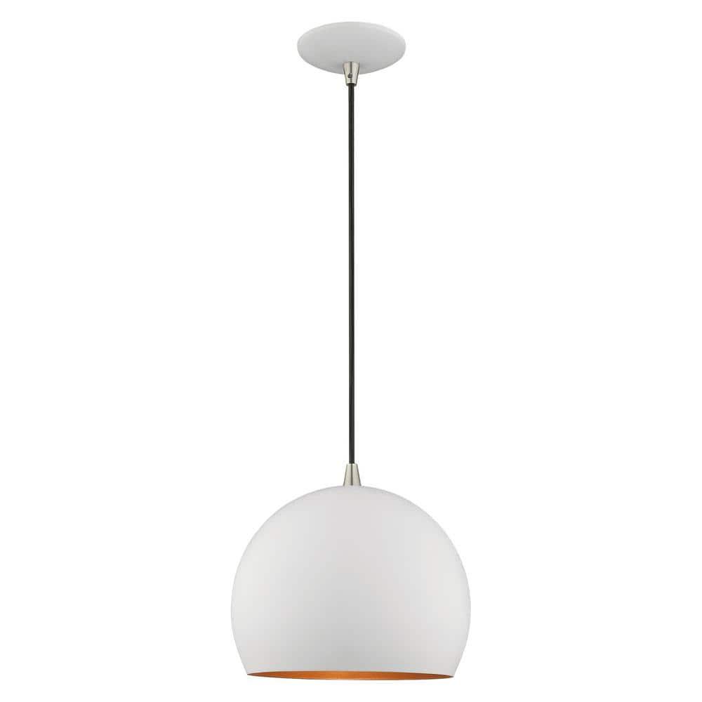 Schultz Single Light Metal Dimmable Pendant