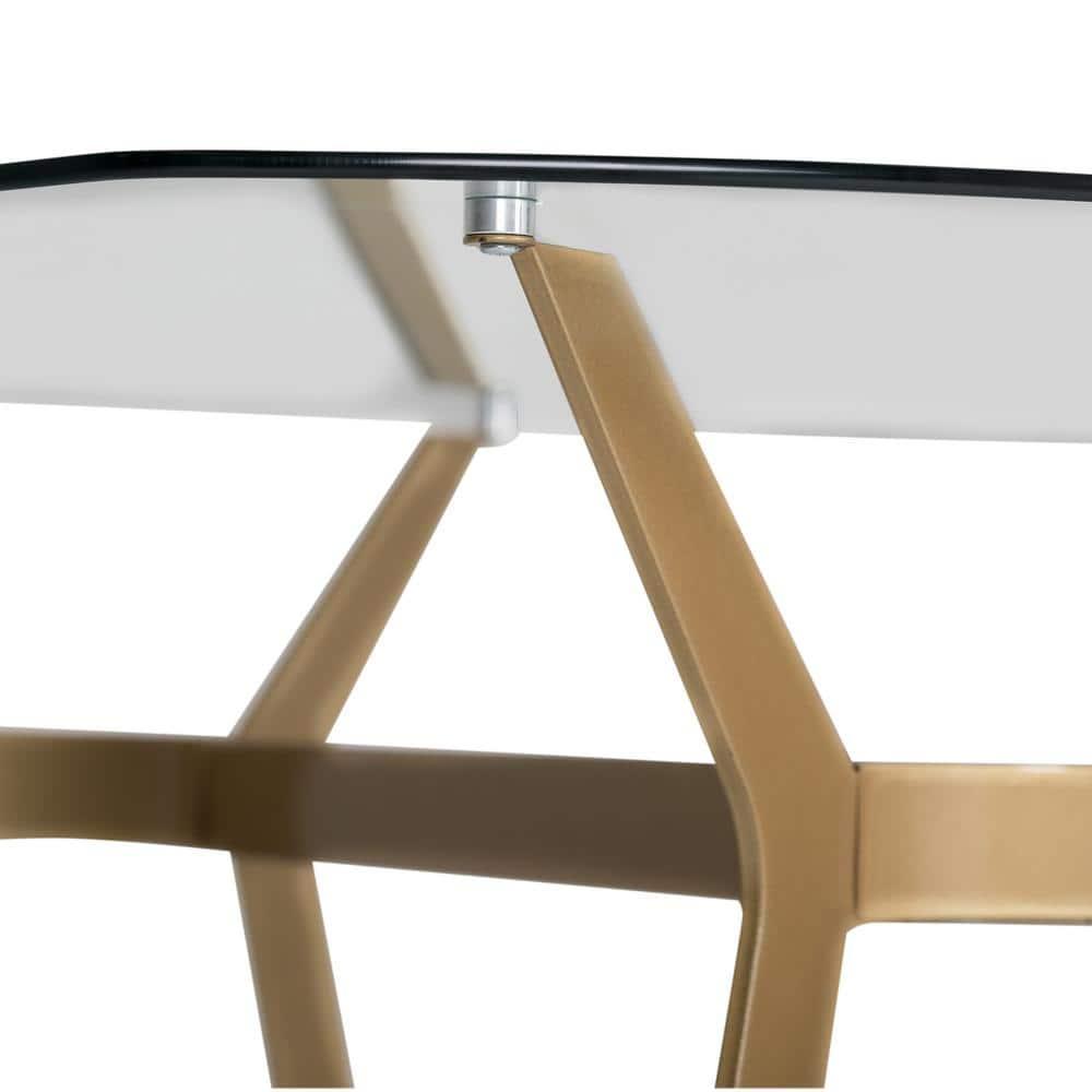 Fleischmanns Oval Glass Top Metal Base Writing Desk