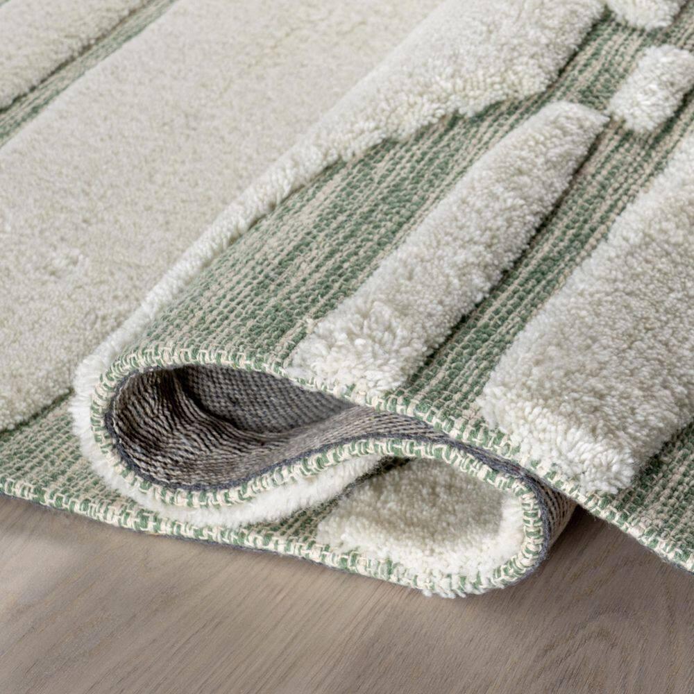 Nuloom Babai New Zealand Wool Area Rug, 3' x 5', Green