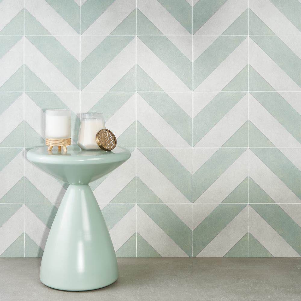 Ava Diagonal 9" x 9" Porcelain Tile (10.76 sq. ft./ Case)