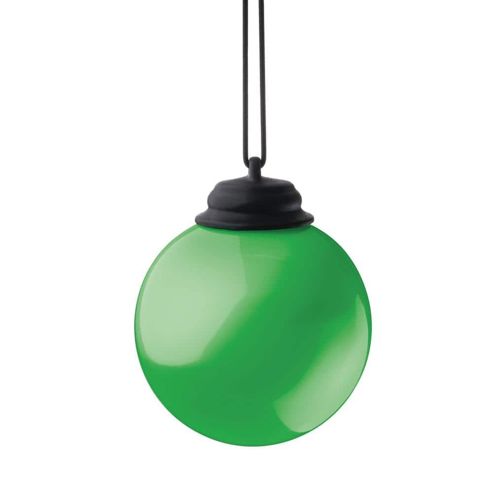 Xodus Innovations WP465 Battery Powered Hanging Decorative Outdoor Led Pulsing Globe, 5", Light Green
