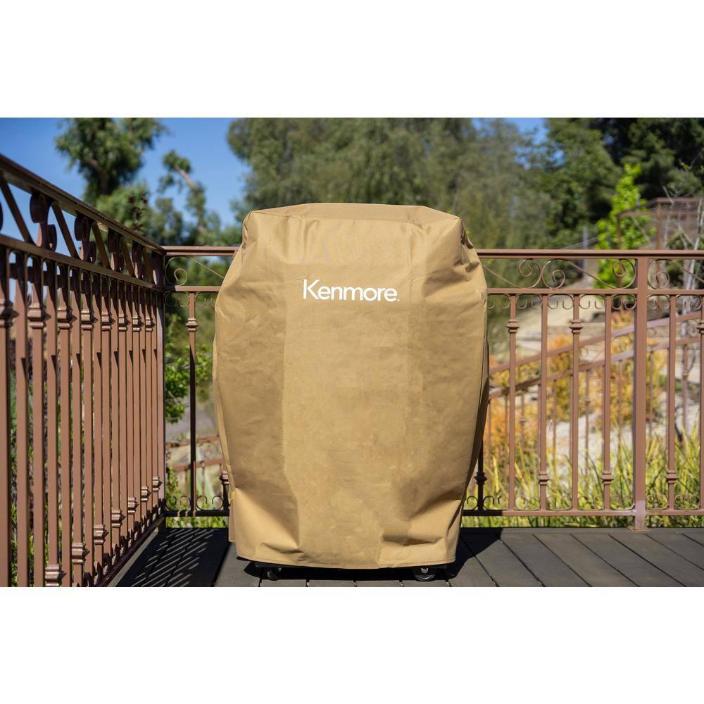 Kenmore Kenmore Grill Cover - 33-Inch Wide Cover Fits 2- and 3-Burner Gas Grills with Foldable Side Shelves