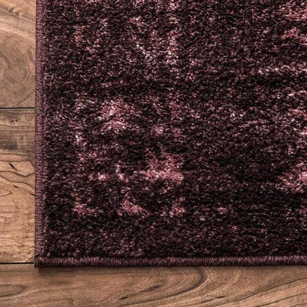 Nuloom Arlena Oriental/Persian 10x14 Indoor Area Rug for Living Room Bedroom Dining Room Kitchen, Burgundy/Pink