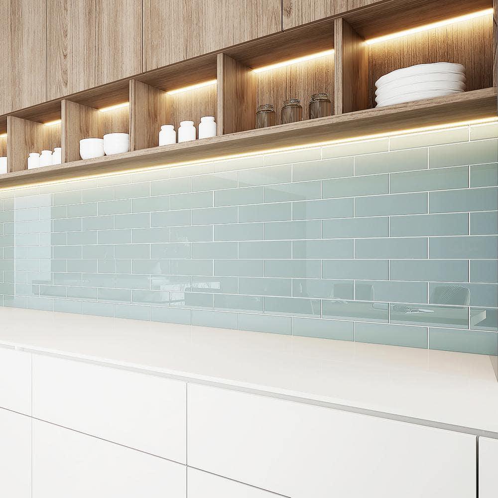 3" x 9" Glass Subway Tile