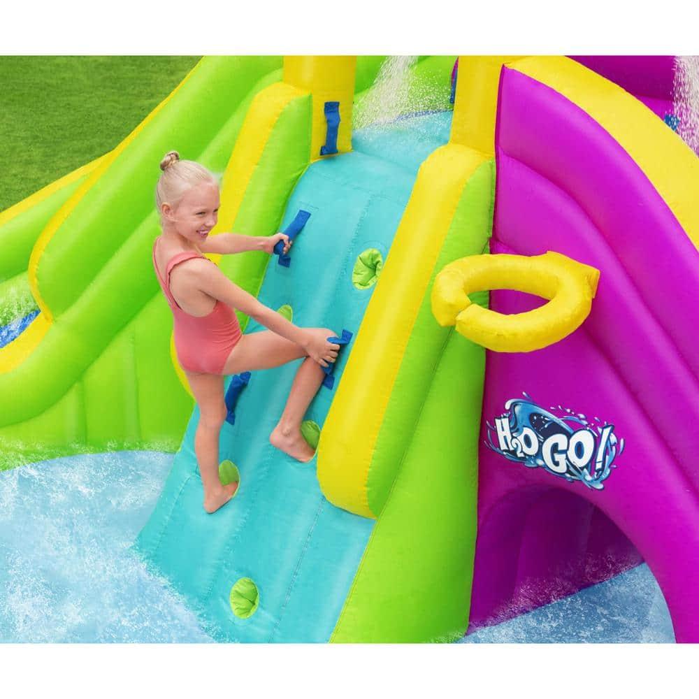 Bestway H2OGO! Funfinity Splash Kids Inflatable Mega Water Park with Blower