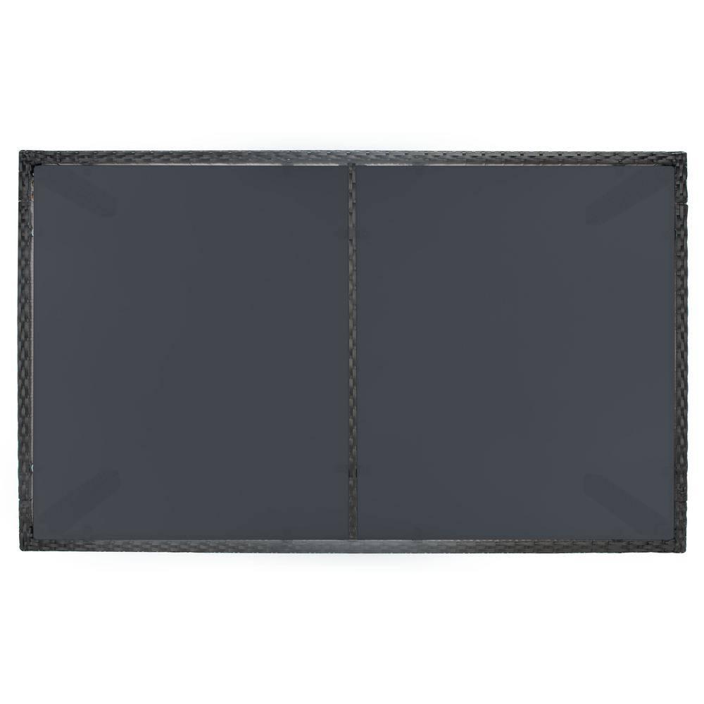 Jolin 7 Pc Dining Set - Outdoor - PAT7706 - Black/White - Safavieh