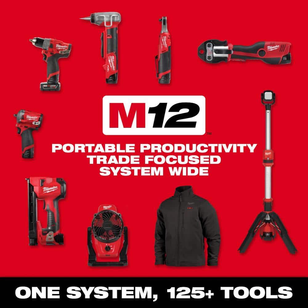 Milwaukee 2557-20 - M12 Fuel, 3/8 in Drive Size Cordless, 55 ft lb Electric Ratchet