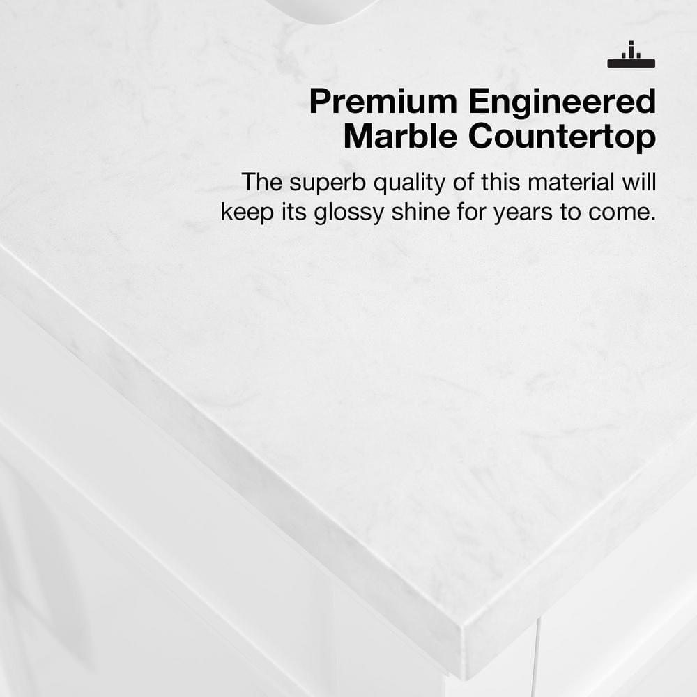 Ove Decors OVE Decors Salisbury 72 in. Double Sink Bathroom Vanity in Pure White