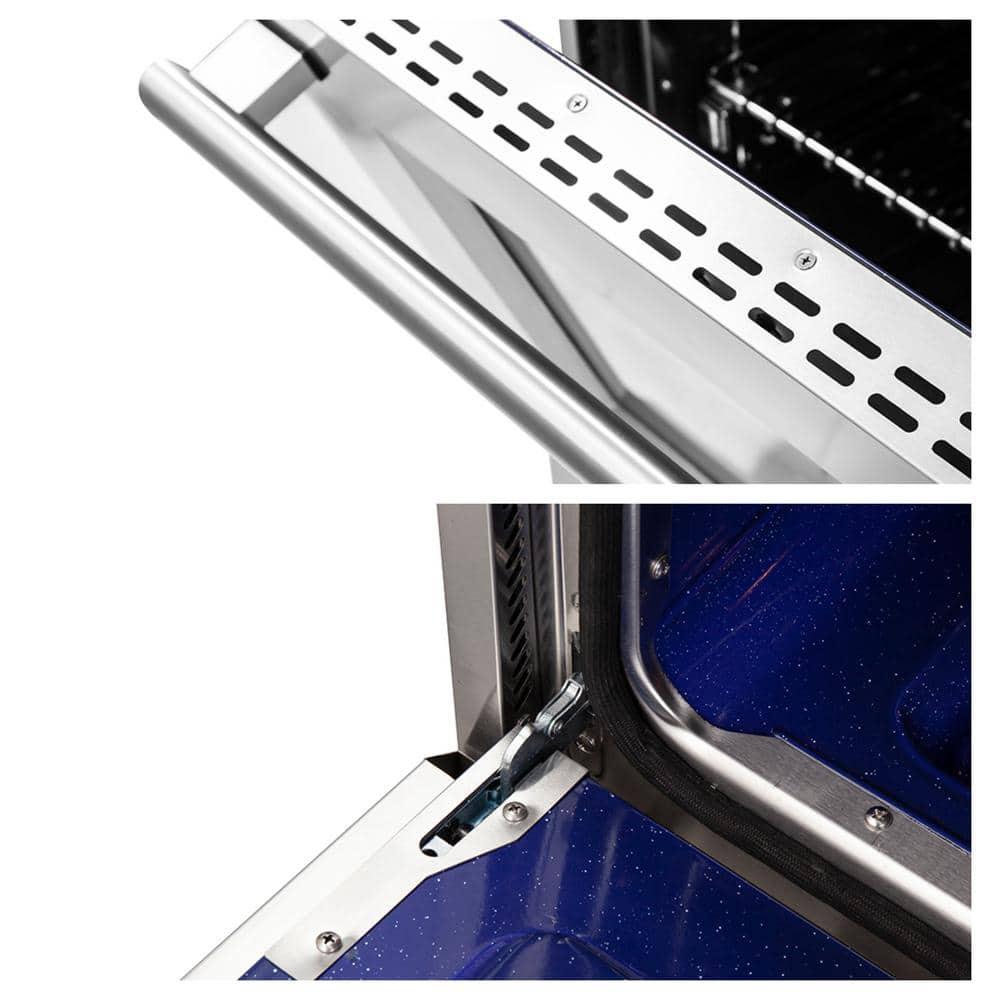 Capriasca - Titanium Professional 36" Freestanding Dual Fuel Range