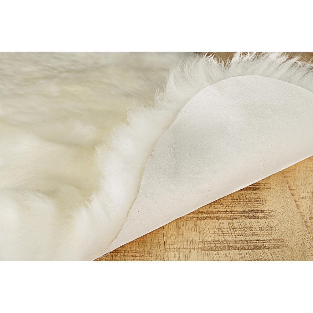 Natural New Zealand Sheepskin Double Rug | Natural | 2'x6'
