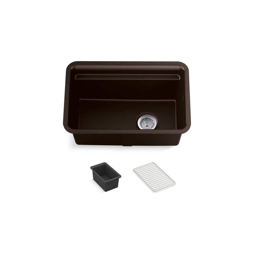 Cairn 27-1/2 in. X 18-5/16 in. X 12-5/8 in. Undermount Utility Sink