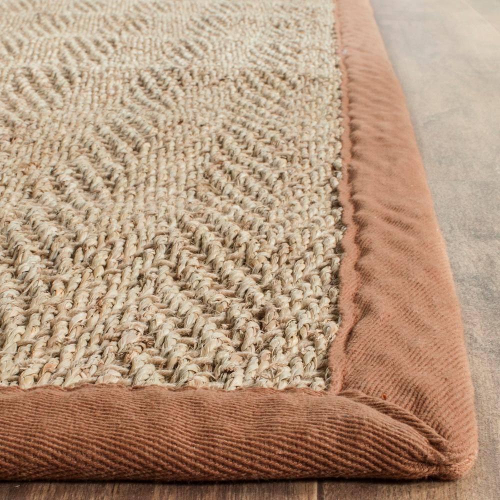 Natural Fiber NF115 Power Loomed Indoor Area Rug - Natural/Brown - 5'x8' - Safavieh
