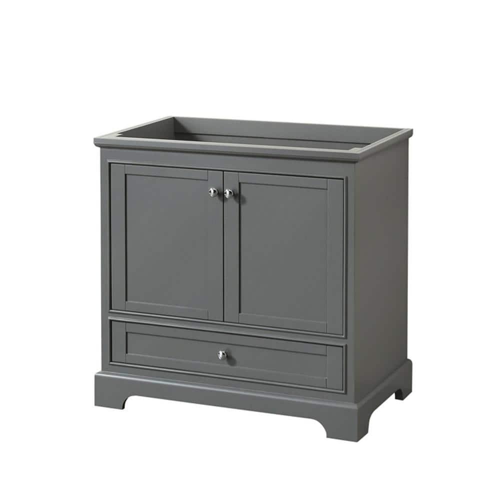Wyndham Collection Deborah 35" Single Bathroom Vanity Base Only