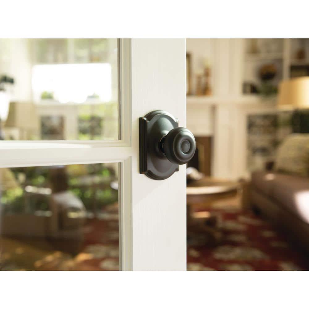 Georgian Passage Knob with Camelot Trim