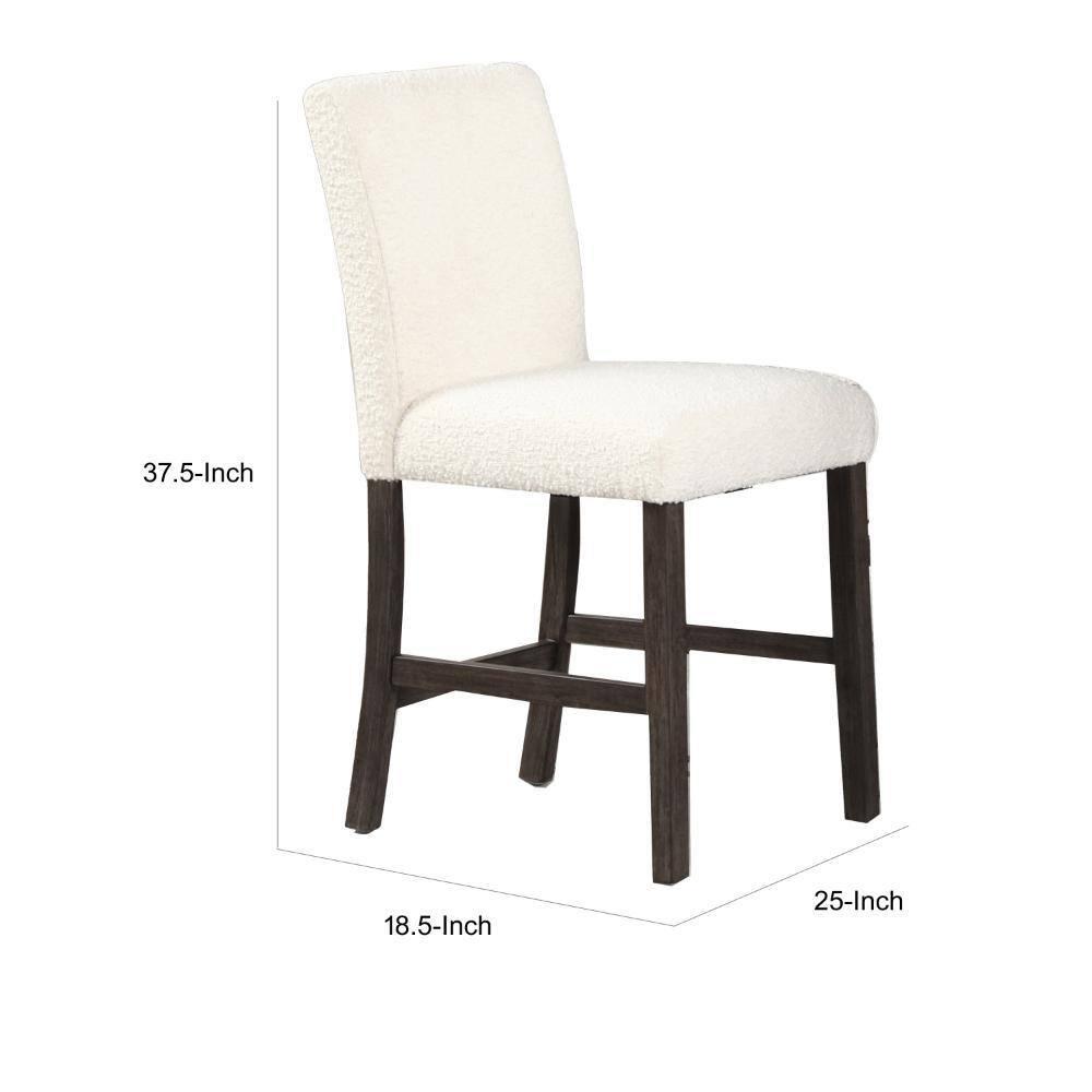 Benjara Ghy 19.5'' H Fabric Upholstered Side Chair (Set of 2)