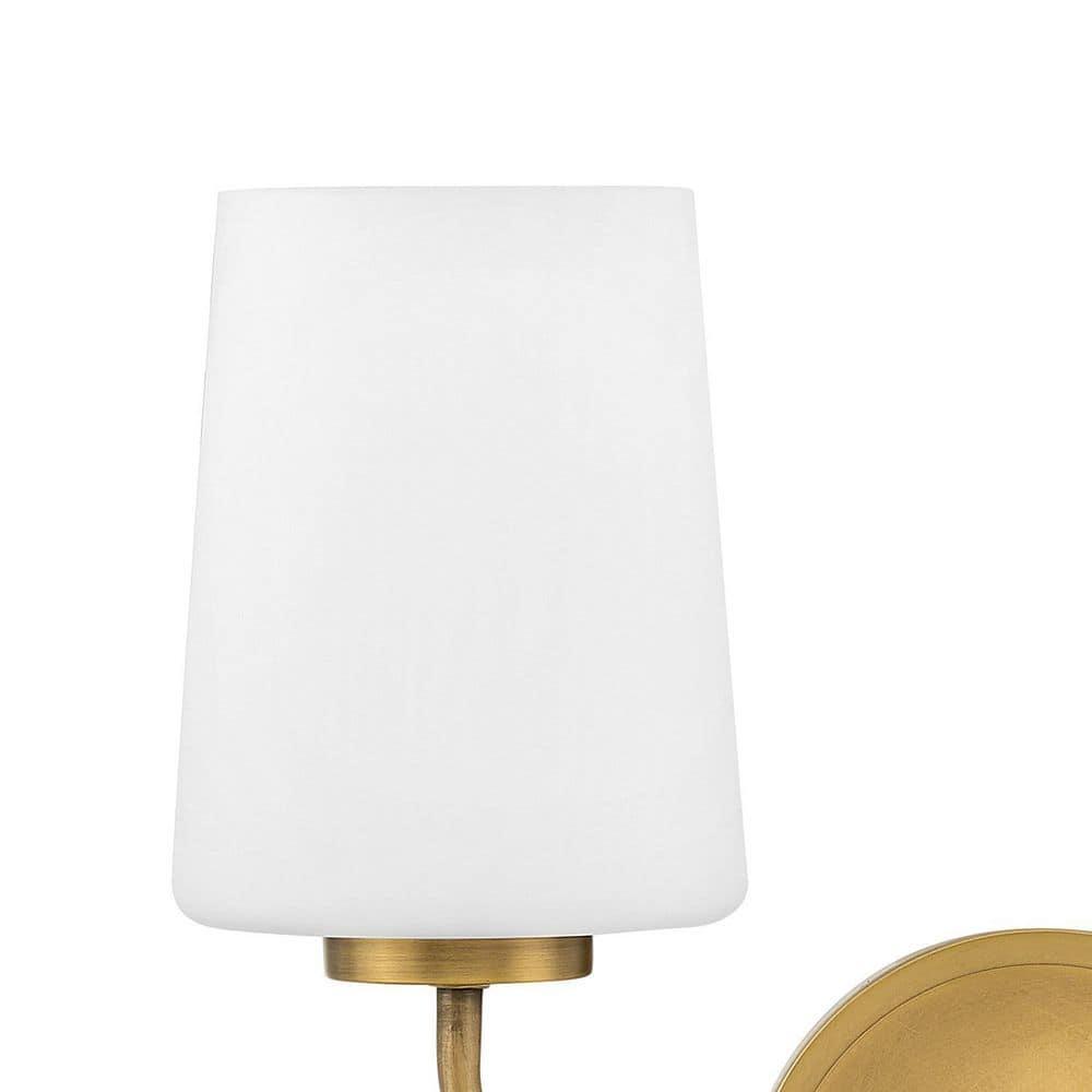 Fitz 2 Light Frosted Dimmable Vanity Light