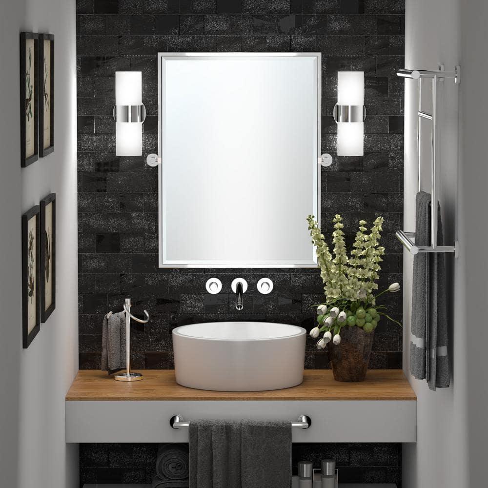 Latitude II Wall Mounted Towel Rack | Hotel Style Stainless Steel Towel Rack with Towel Bar