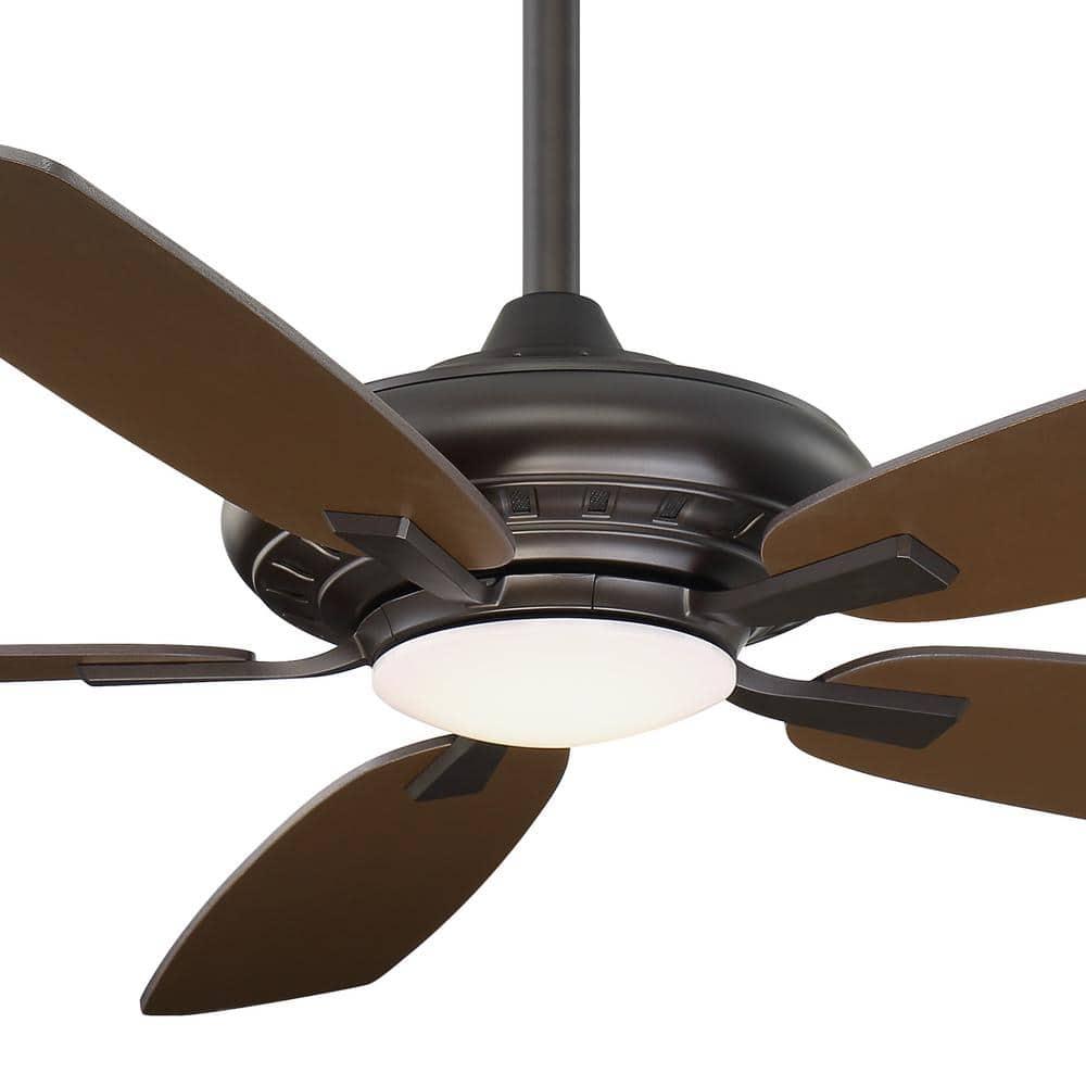 Minka Aire 52'' Laskintown 5 - Blade LED Standard Ceiling Fan with Remote Control and Light Kit Included