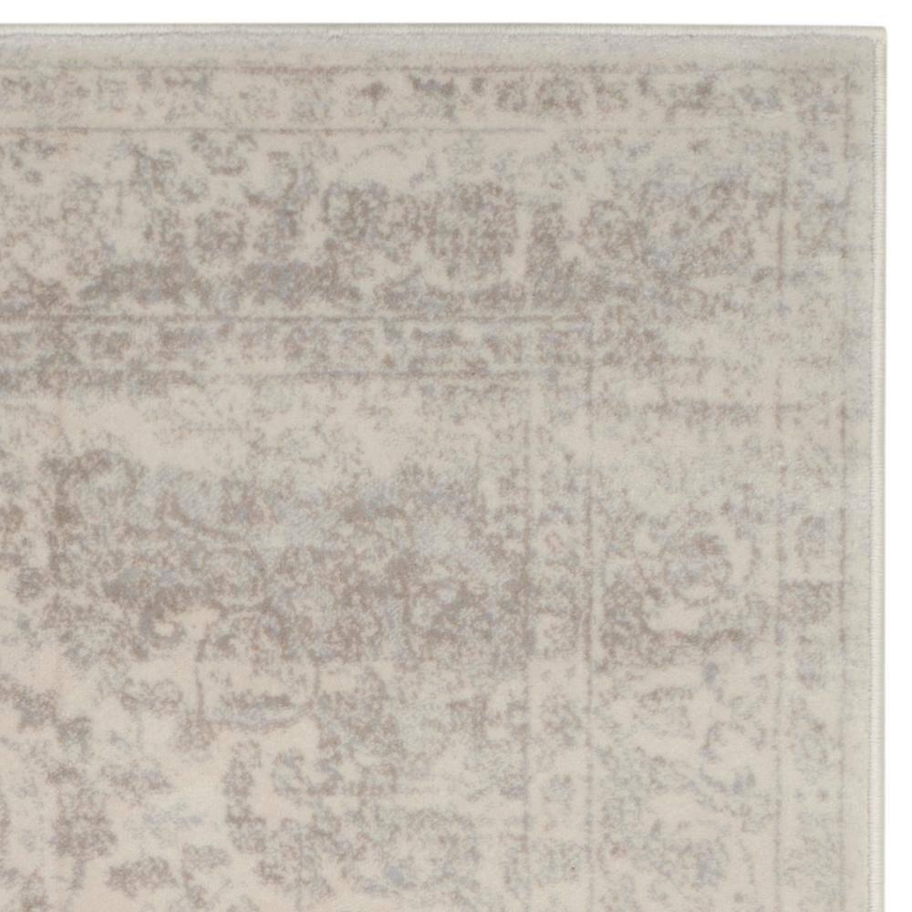 Carnegie CNG631 Power Loomed Area Rug - Cream/Light Grey - 5'1"x7'6" - Safavieh.