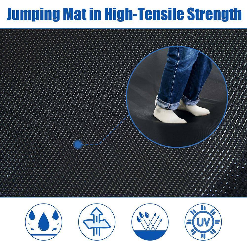 Trampoline Outdoor, 14ft Trampoline with Basketball Hoop, Trampoline Indoor Outdoor with Ladder and Safety Enclosure Net for Kids and Adults