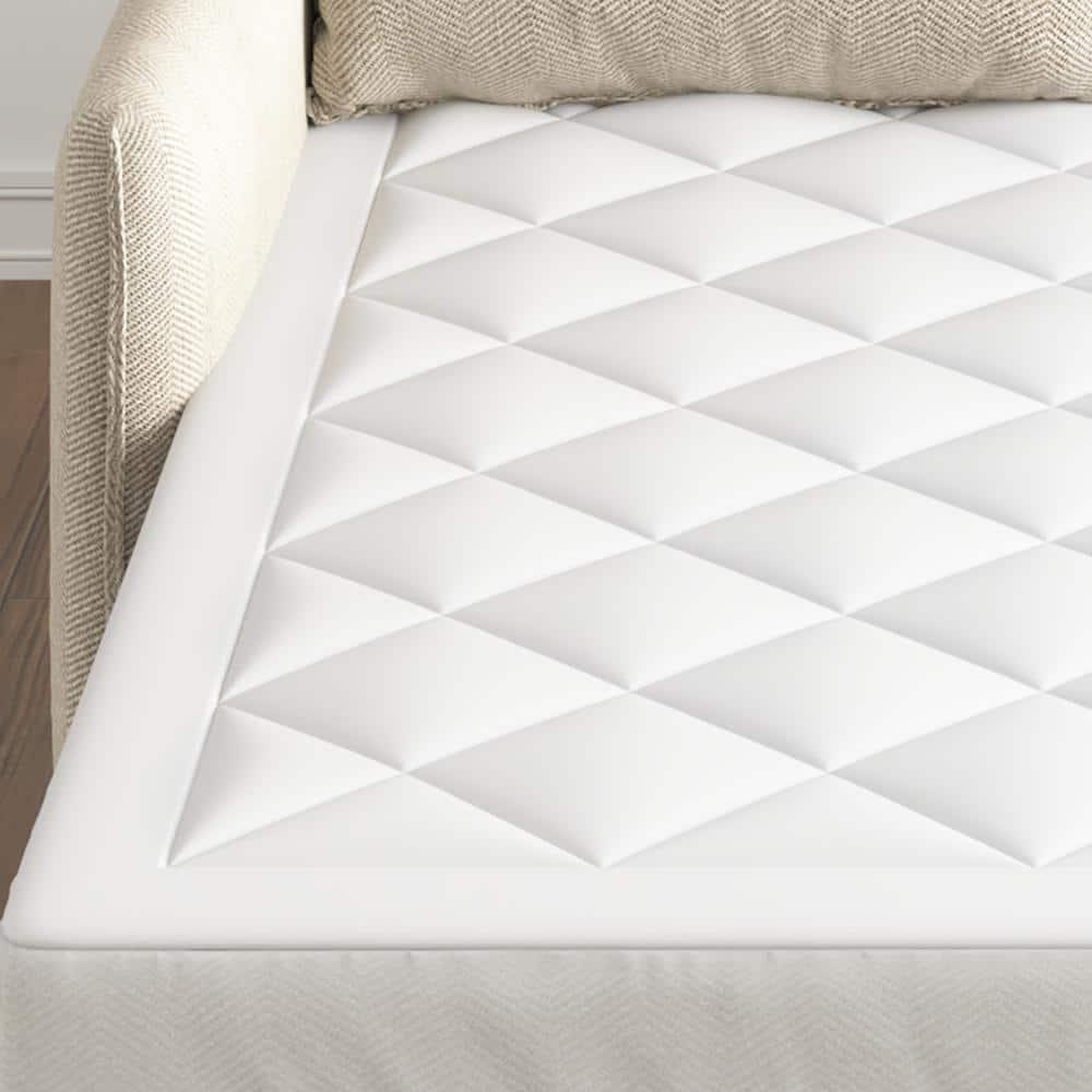 Sleep Philosophy Full Amity Waterproof Sofa Bed Mattress Pad: Microfiber Protector, Quilted, Water-Resistant