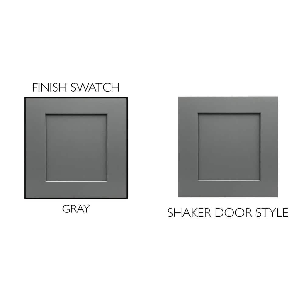 Design House Brookings 24 Inch Bathroom Vanity, Ready to Assemble, Solid Wood, Sherwin Williams – Design House, 587063