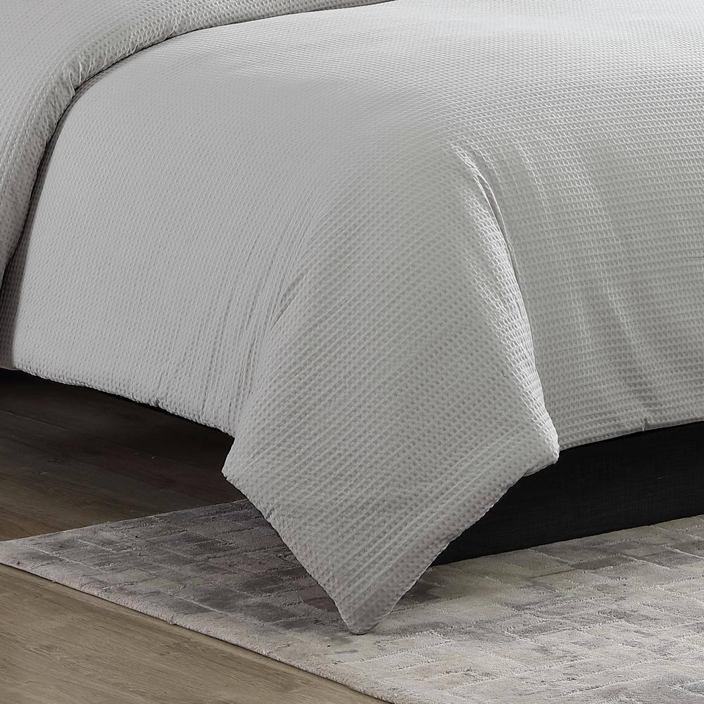 Vera Wang Vera Wang Waffle Pique Solid Cotton Comforter Set