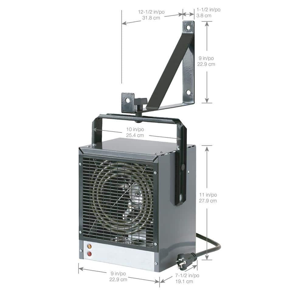 Cadet Garage Heater 4000w 240v Grey