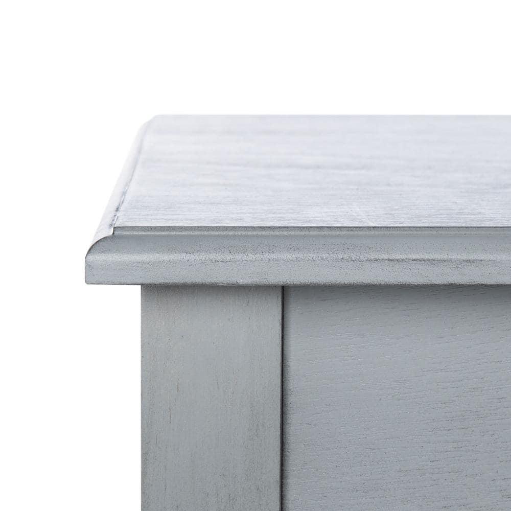 SAFAVIEH Katelan Solid X Side Writing Desk, Distressed Grey