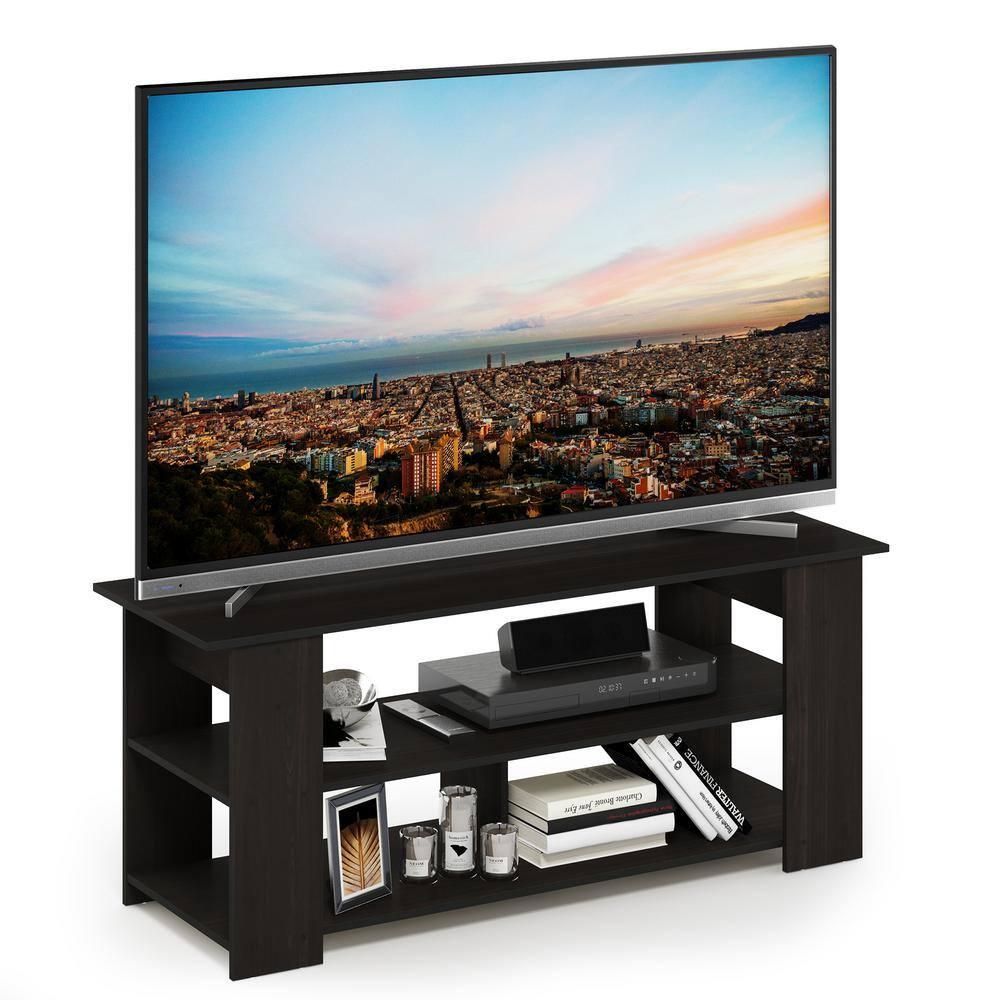 BetterBattery 50" PVC TV Stand, Espresso, 35.2 lb