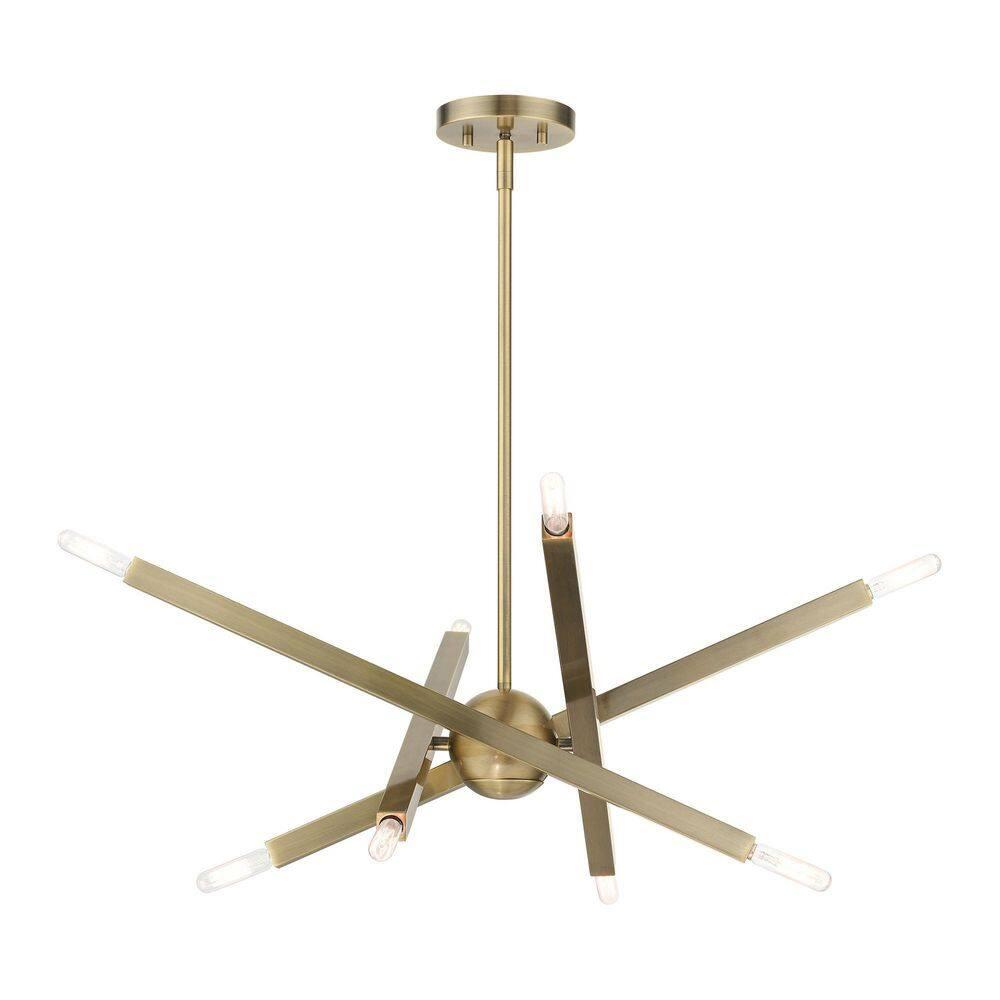 Mercury Row® Lydia 8 - Light Dimmable Modern Linear Chandelier