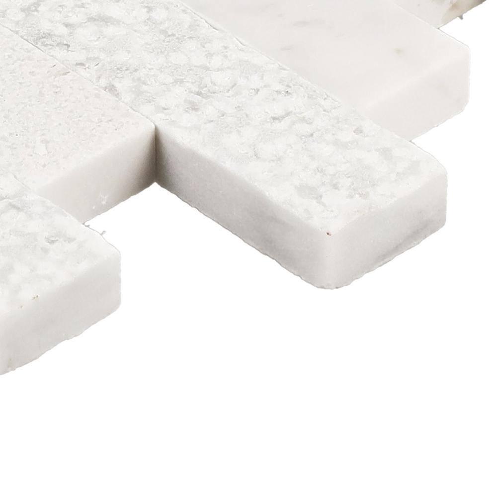 Minute Mosaix Marble Linear Mosaic Wall Tile