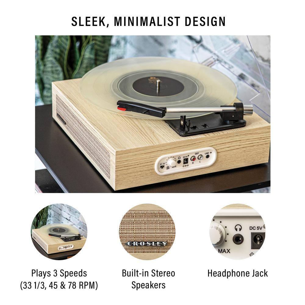 Crosley Electronics Portable 3 - Speed Turntable Decorative Record Player with Bluetooth