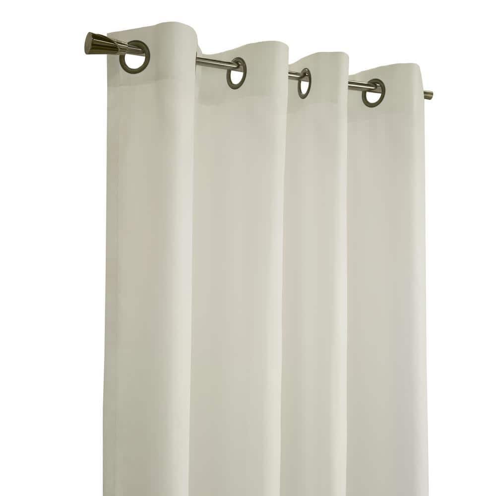 Thermalogic Galion Solid Color Semi-Sheer Thermal Grommet Single Curtain Panel