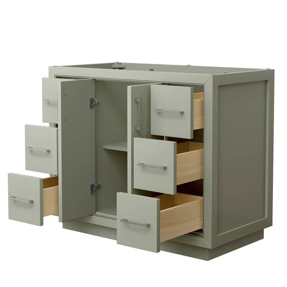 Wyndham Collection Icon 59.25" Single Bathroom Vanity Base and Mirror Only