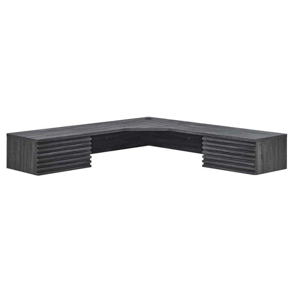 Modway Render Wall Mount Corner Office Desk