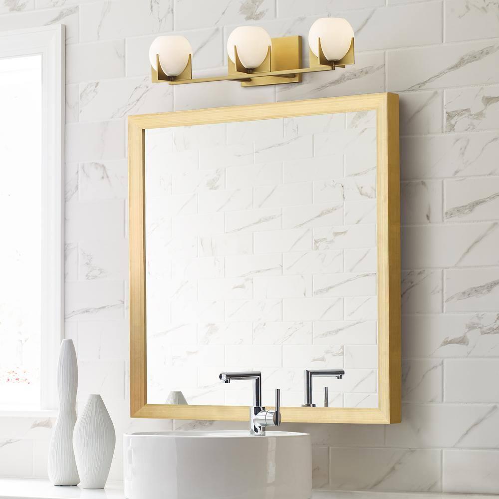 Kristoff 3 Light Frosted Dimmable Vanity Light
