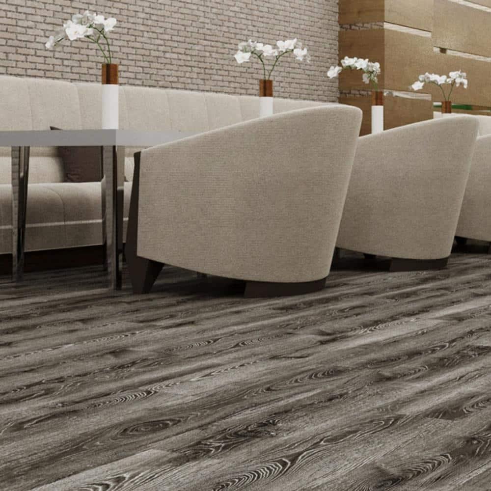 Lucida USA GlueCore Classic 22mil x 7.3" W x 48" L Glue Down Vinyl Tile Flooring