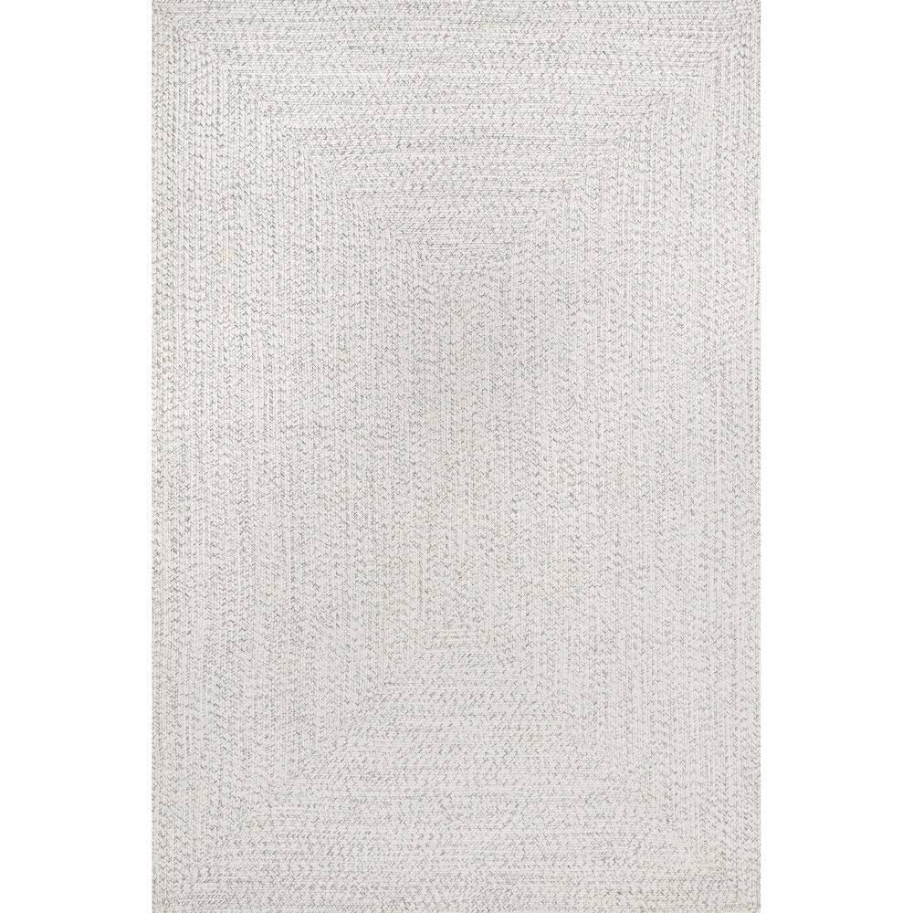 nuLOOM Wynn Braided Indoor/Outdoor Ivory 12' x 15' Casual Area Rug