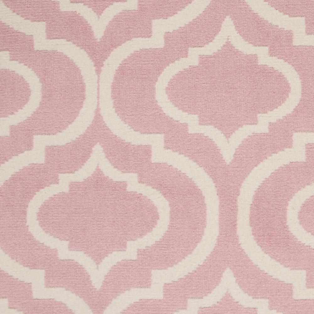 Nourison Jubilant 6' x 9' Pink Indoor Area Rug Moroccan Casual Trellis by Nourison